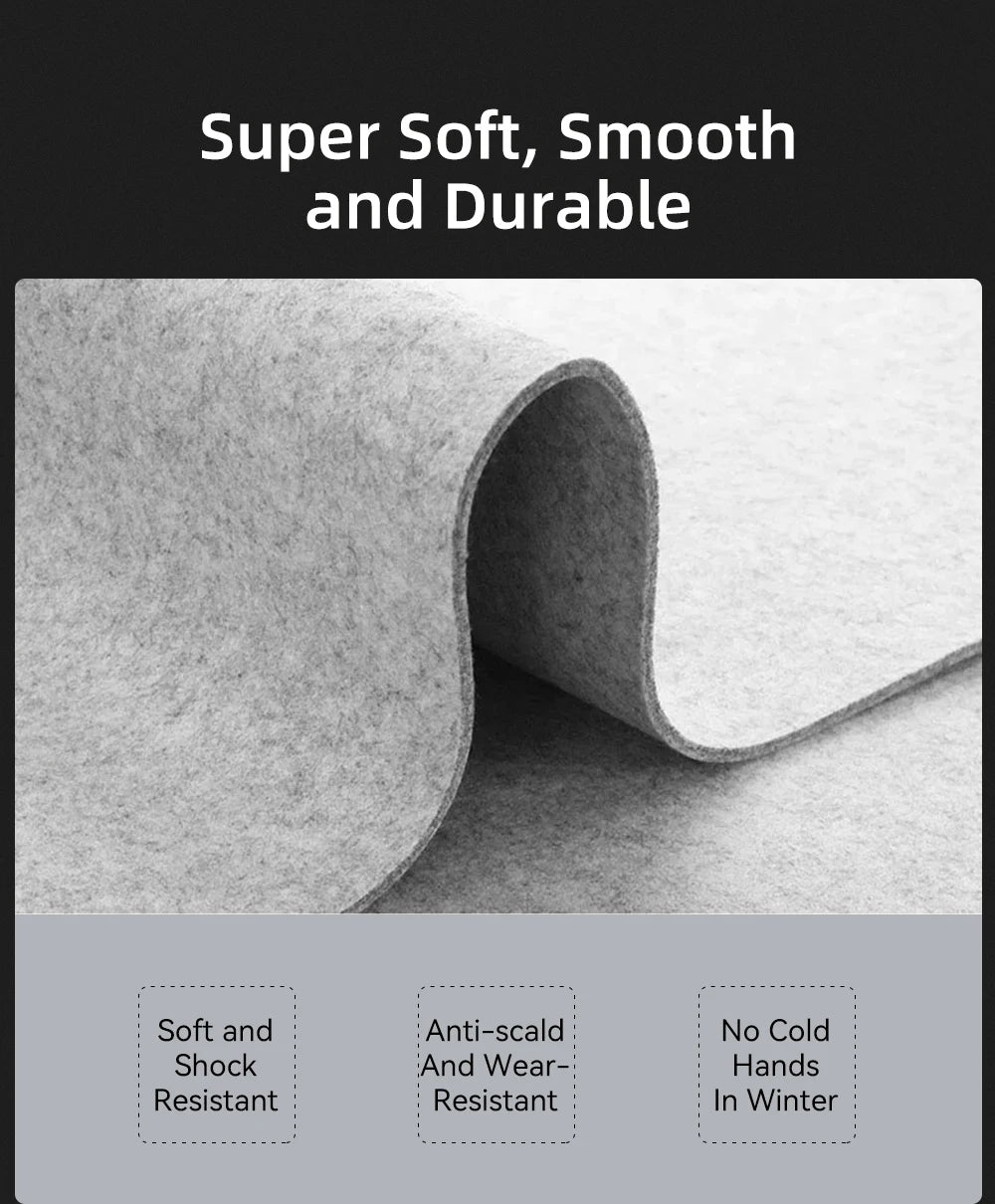 NalGear - Aesthetic Felt Desk Mat"